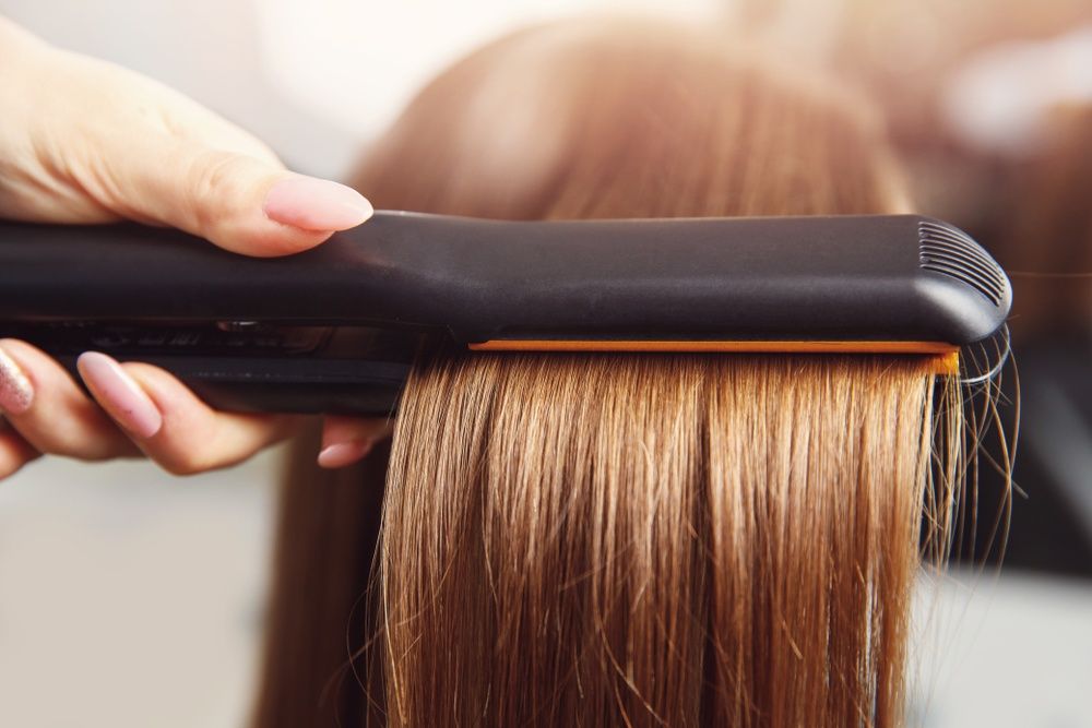 Damaged hair 2025 from straightening iron